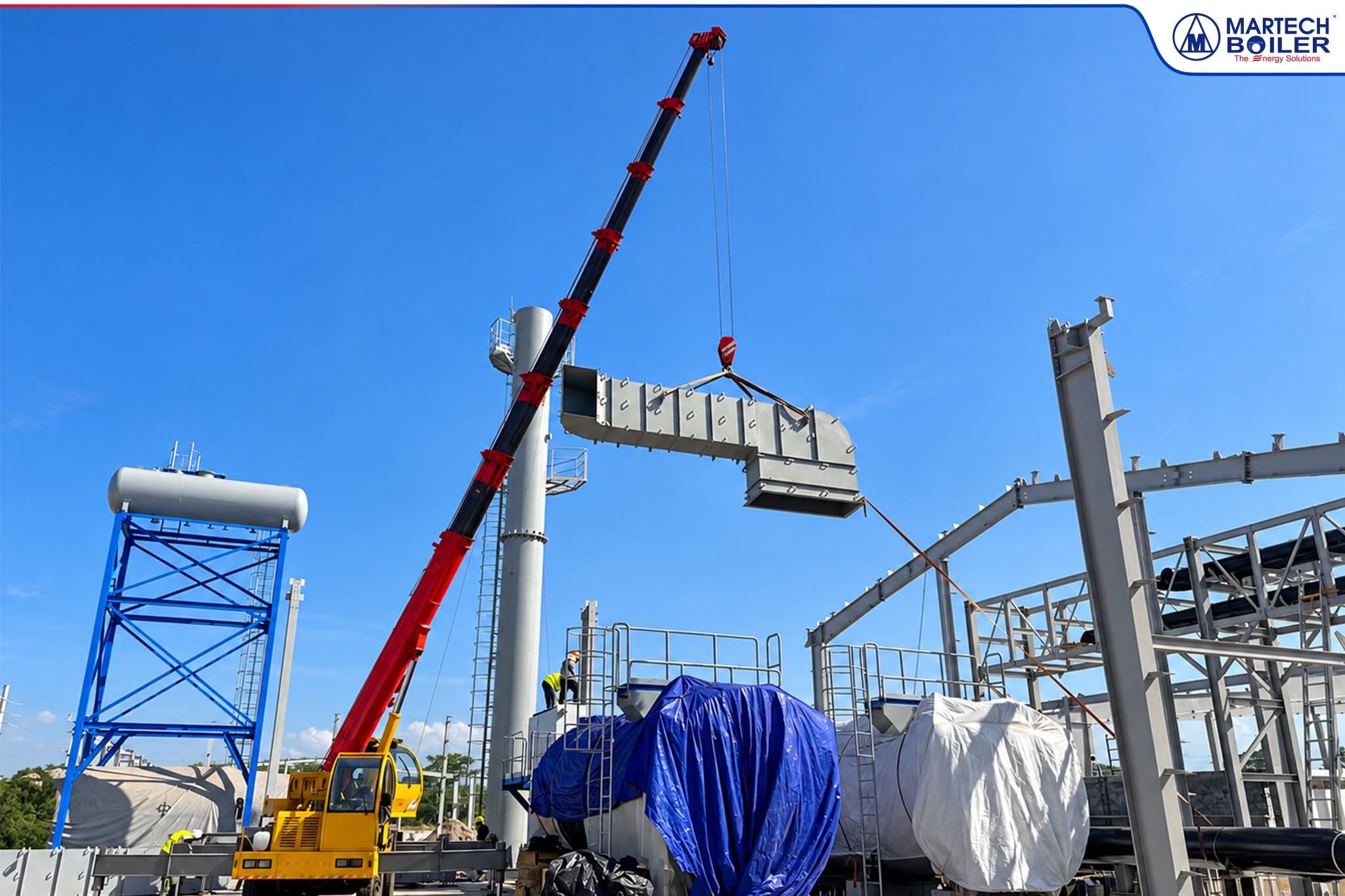LẮP ĐẶT DỰ ÁN LÒ HƠI CÁCH NỬA VÒNG TRÁI ĐẤT