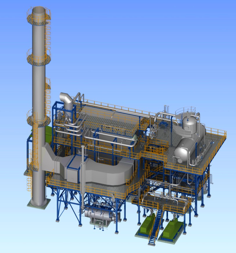 OIL AND GAS WATER TUBE BOILER